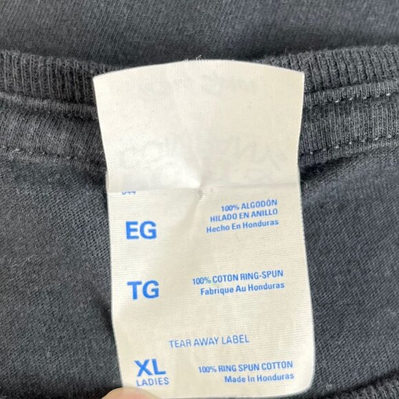 Port & Company Tshirt Italian Irish Womens XL Black Short Sleeves - Picture 7 of 8